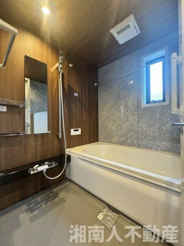 鎌倉市岩瀬１４５３新築戸建ての浴室|ゆったり過ごせるお風呂です