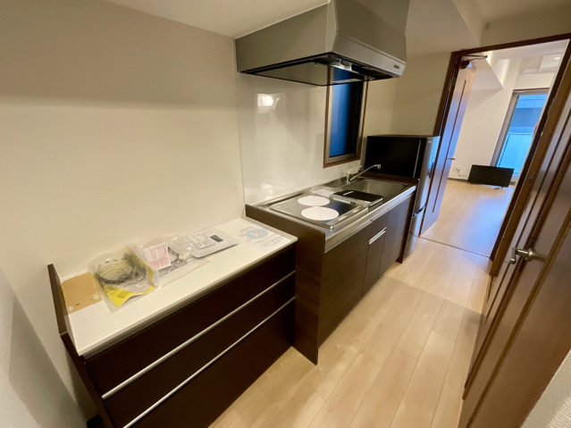 広島市中区銀山町の賃貸マンションのキッチン