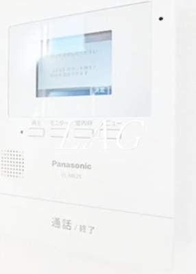 【セキュリティ】 | アザーレ・パッシオ栗谷Ｃ | モニター付きインターフォンです。