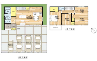 【間取り】 | 野洲市大畑2期　１号地　新築戸建
