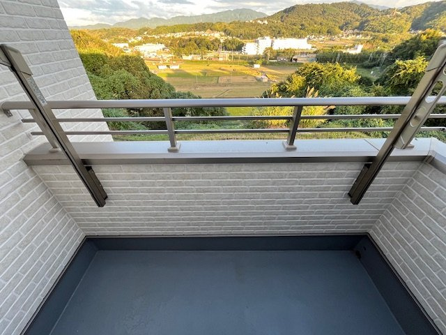 市町戸建てのバルコニー