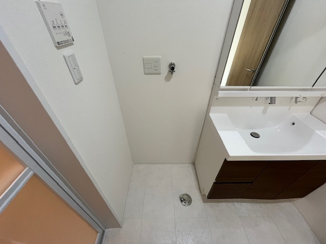 市町戸建ての洗面所