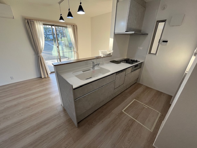 市町戸建てのキッチン