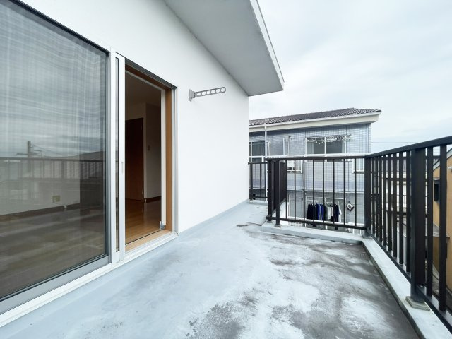 ビレッジ古川のバルコニー