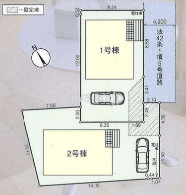 【新築分譲住宅】新座市馬場第21の区画図