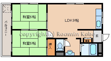 ハイツOGIの間取り