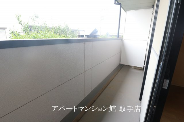 レオパレスグリーンハイツAのバルコニー