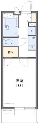 レオパレスSILKの間取り|画像2