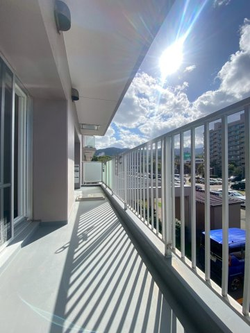 イトーピア星置中央壱番館のバルコニー