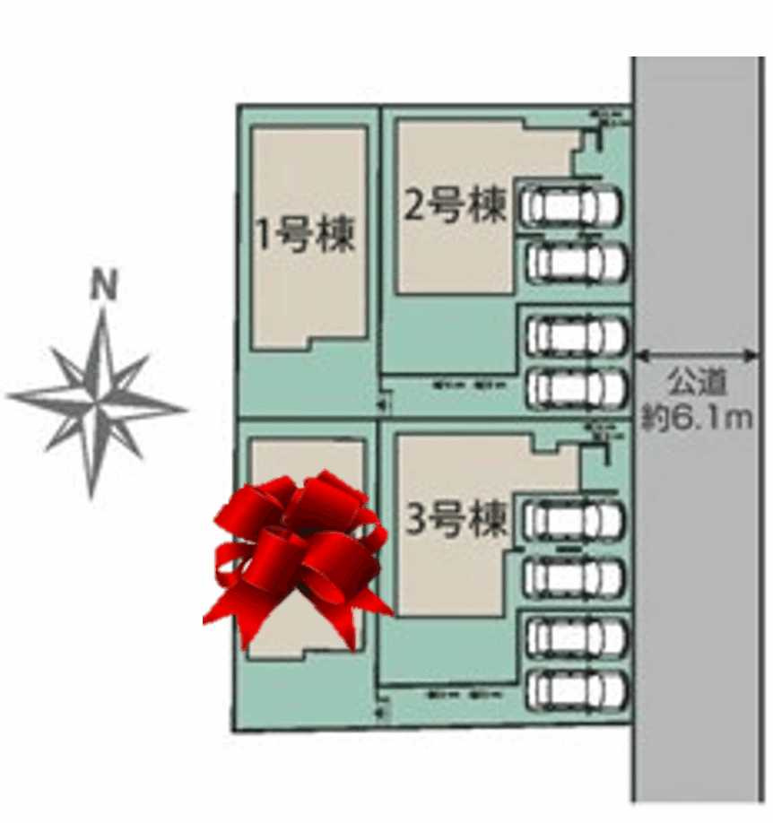 宇都宮市京町 全4棟の外観|○全4邸♪今からご覧いただけます○