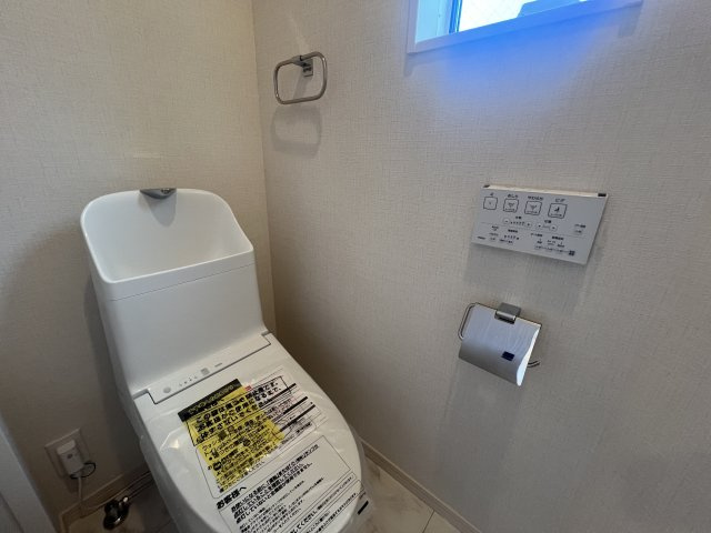 海老名駅まで自電車で１１分！な新築戸建のトイレ|シンプルで使いやすいトイレです