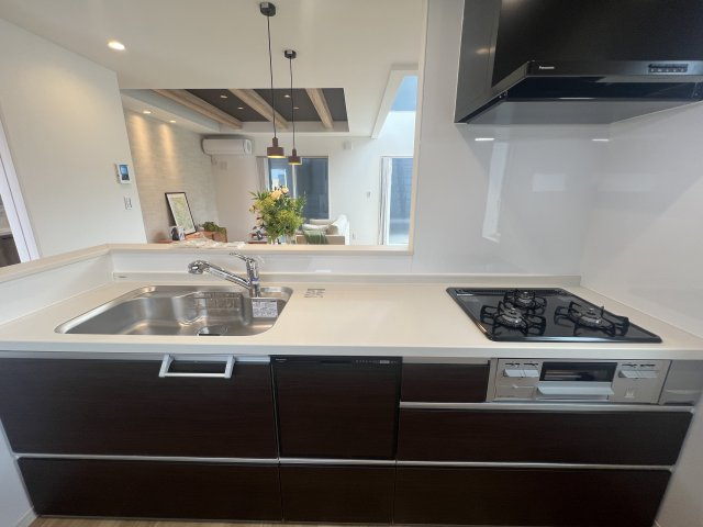 海老名駅まで自電車で１１分！な新築戸建のキッチン|使いやすいキッチンです