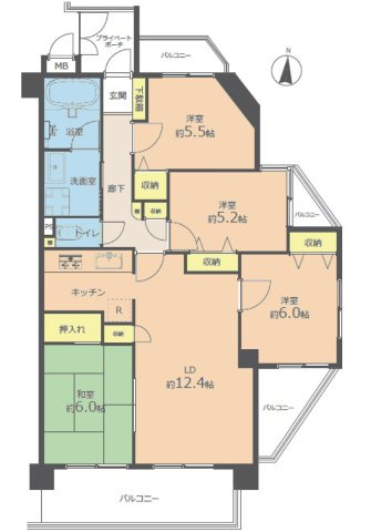 グランドメゾン井口の間取り