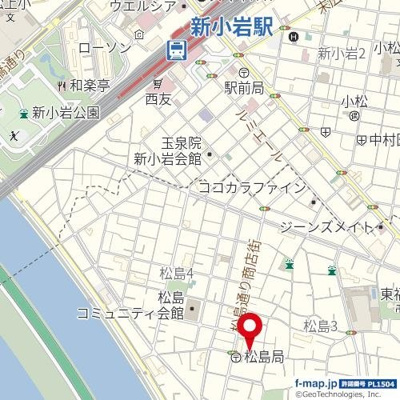 【地図】 | Ｃｉｅｌ新小岩