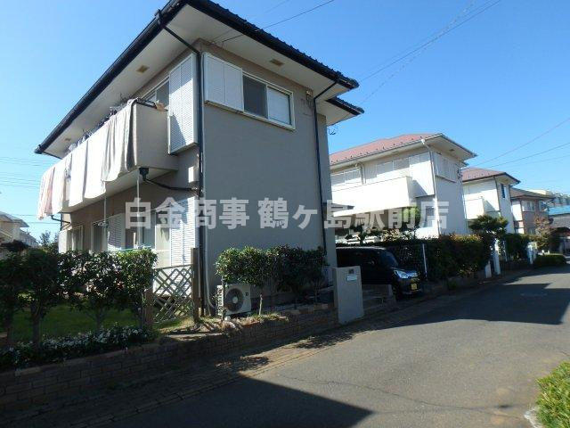 川越市笠幡中古戸建の前面道路含む現地写真