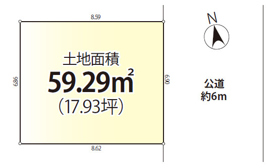＜LIBERi リーベリー＞板橋区高島平5丁目　自然×利便　限定1棟の区画図