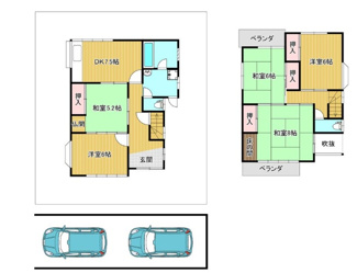 【間取り】 | 西宮市美作町　中古戸建