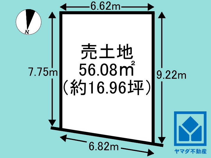 伏見区向島二ノ丸町の土地図
