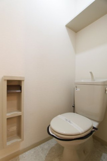 【トイレ】 | シャルマンハイツ | 落ち着いたトイレです