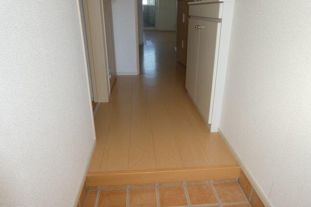 ベル　フローラＡの玄関