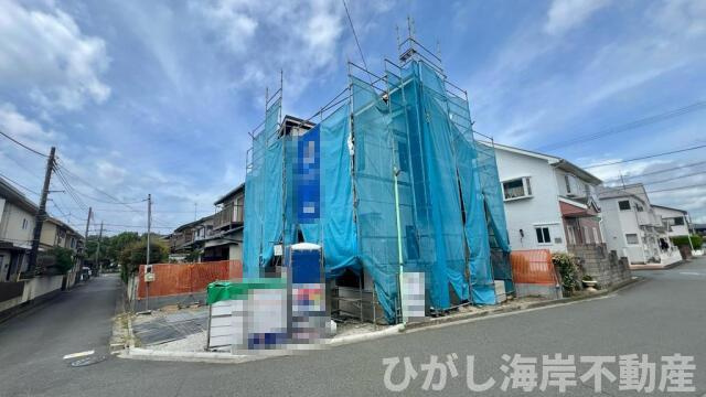 茅ヶ崎市浜之郷　新築戸建の外観|現地外観