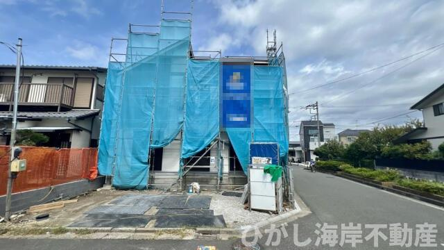 茅ヶ崎市浜之郷　新築戸建の外観|現地外観