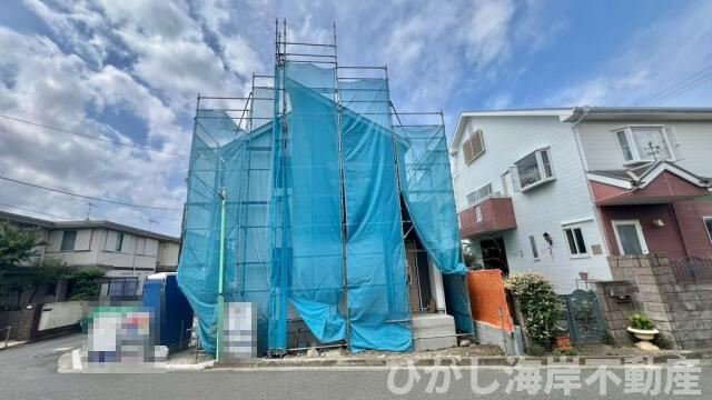 茅ヶ崎市浜之郷　新築戸建の外観|現地外観