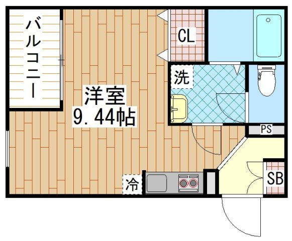 F+style大蓮北3号館の間取り