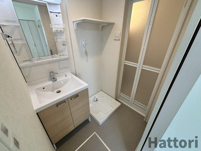 ハーモニーテラス庄内幸町の独立洗面台