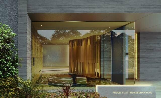 プラウドフラット門前仲町Ⅴのエントランス