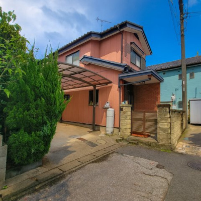 【前面道路含む現地写真】 | 草加市稲荷6丁目売地 | カーポート付駐車場