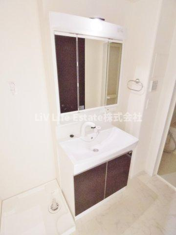 小平市鈴木町１丁目の賃貸マンションの洗面所