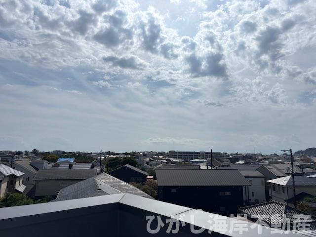 鎌倉市材木座３丁目　新築戸建の展望|ルーフバルコニーからの眺望