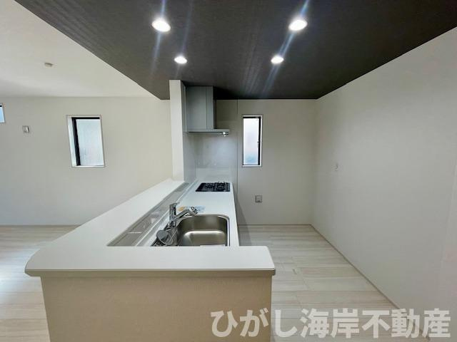 平塚市長持 　新築戸建　全４棟のキッチン|キッチンスペース