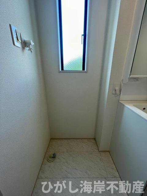 平塚市長持 　新築戸建　全４棟のランドリースペース|洗濯機置場