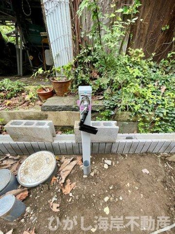 藤沢市羽鳥4丁目 　新築戸建　全２棟の庭|外用水栓