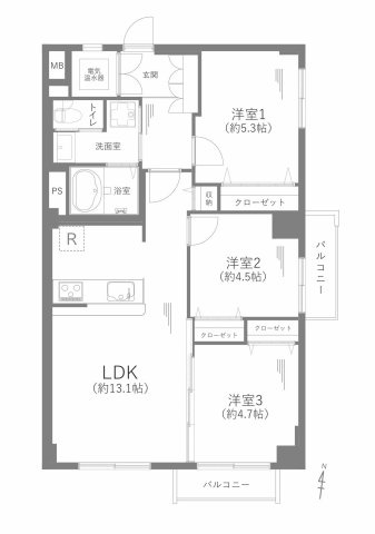 【間取り】の画像