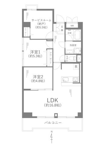 【間取り】の画像