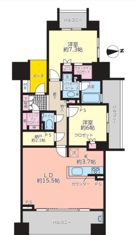 【間取り】の画像