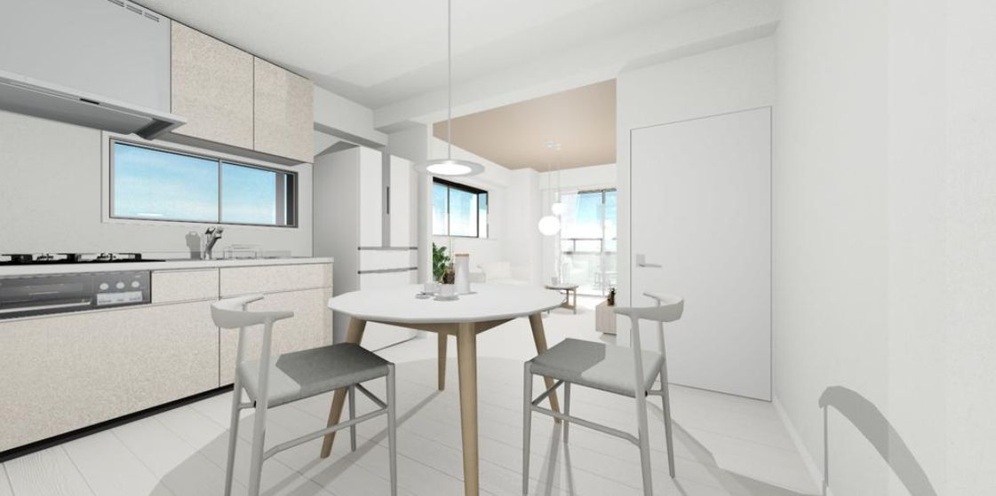 仲介手数料無料　パレ・ドール東所沢IIの完成予想図