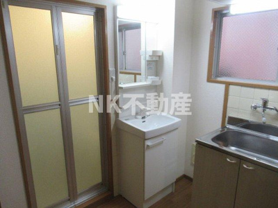 【洗面所】 | コーポ長堂（河内永和賃貸） | 洗面です