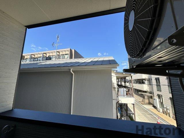 ハーモニーテラス庄内幸町のバルコニー