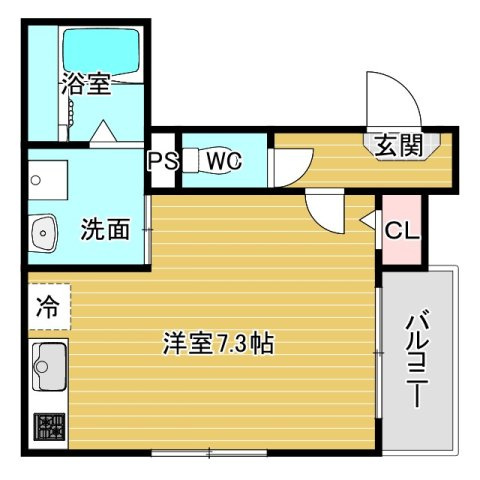 ハーモニーテラス庄内幸町の間取り