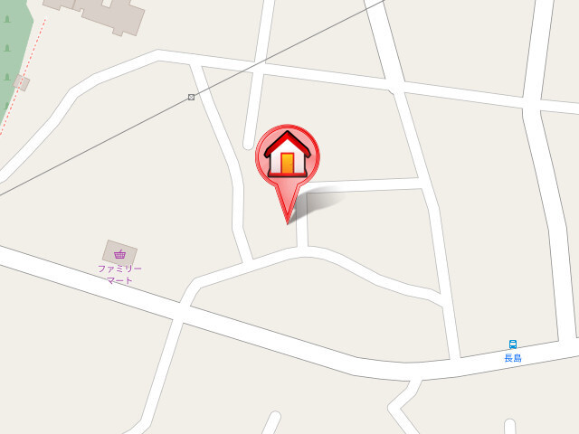 ビューティフルハイツAの地図