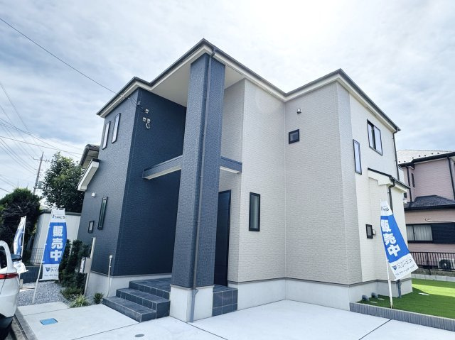 柏市布施新町４丁目新築戸建【富勢東小学校：9分】の外観|完成済み内覧可能です！！