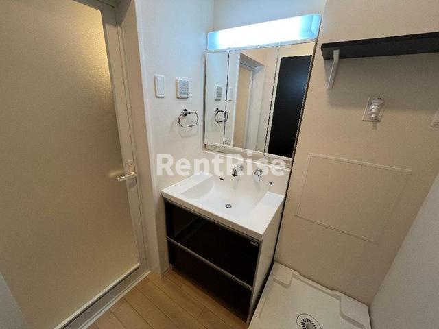 今伊勢町宮後字郷中 新築アパートの洗面所|洗髪洗面化粧台(イメージ)