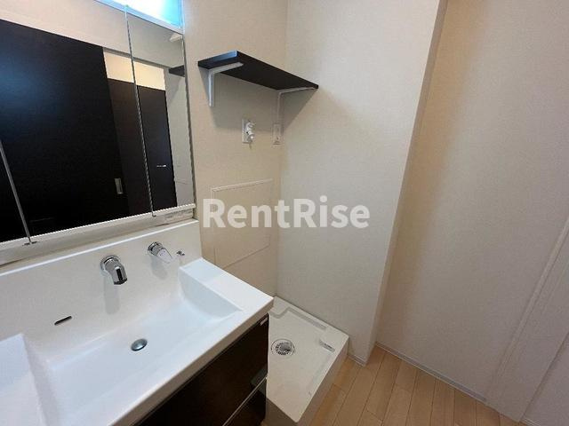 今伊勢町宮後字郷中 新築アパート|室内洗濯機置場(イメージ)