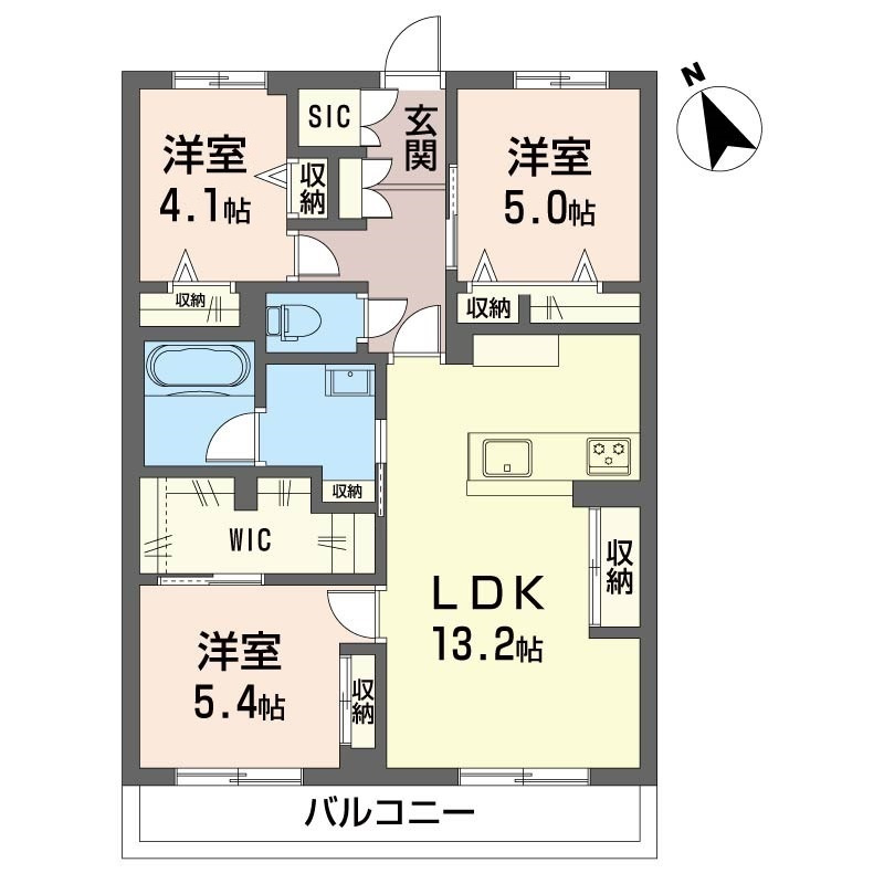 グランデアルベロ南八幡の外観パース