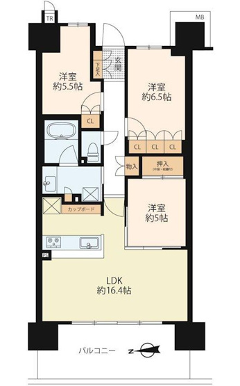 【間取り】 | ☆プラウドシテイ大津京