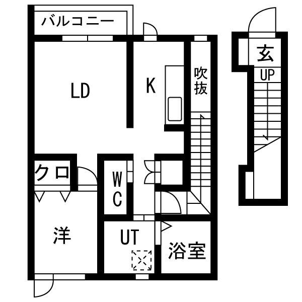 グリューンSの間取り